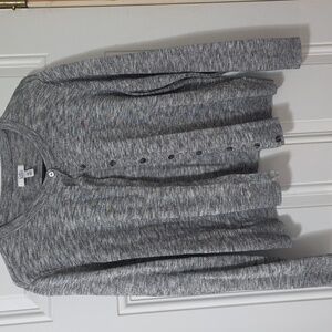 Croft & Barrow Heather Gray Cardigan